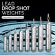 thumbnail image 3 of Pesas Drop Shot Reaction Tackle 23 g Negro 15 unidades, 3 of 7