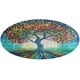 thumbnail image 1 of Árbol de la Vida Alfombra Redonda de Felpa Coral, Antideslizante, No Desprende Pelusas, Lavable y Duradera para Salón, Dormitorio y Habitación de Niños 60cm, 1 of 6