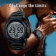 thumbnail image 2 of Reloj L LAVAREDO digital para hombre resistente al agua con cronógrafo, 2 of 7