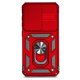 thumbnail image 5 of Funda Resistente Anillo Soporte Samsung Galaxy S25 Privacidad Cámara Montaje Magnético Rojo, 5 of 6