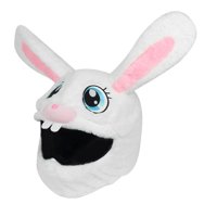 Magideal - Funda Para Casco Funda Protectora Para Casco Para Cascos Integrales Estilo Universal Suave Y Llamativo Felpa Para Exteriores Funda Divertida Para Casc Conejo