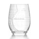 thumbnail image 1 of Copa de vino sin tallo con mapa grabado de Milwaukee, Wisconsin, vidrio grabado (15 oz, transparente) regalo personalizado de ciudad para amantes, 1 of 5