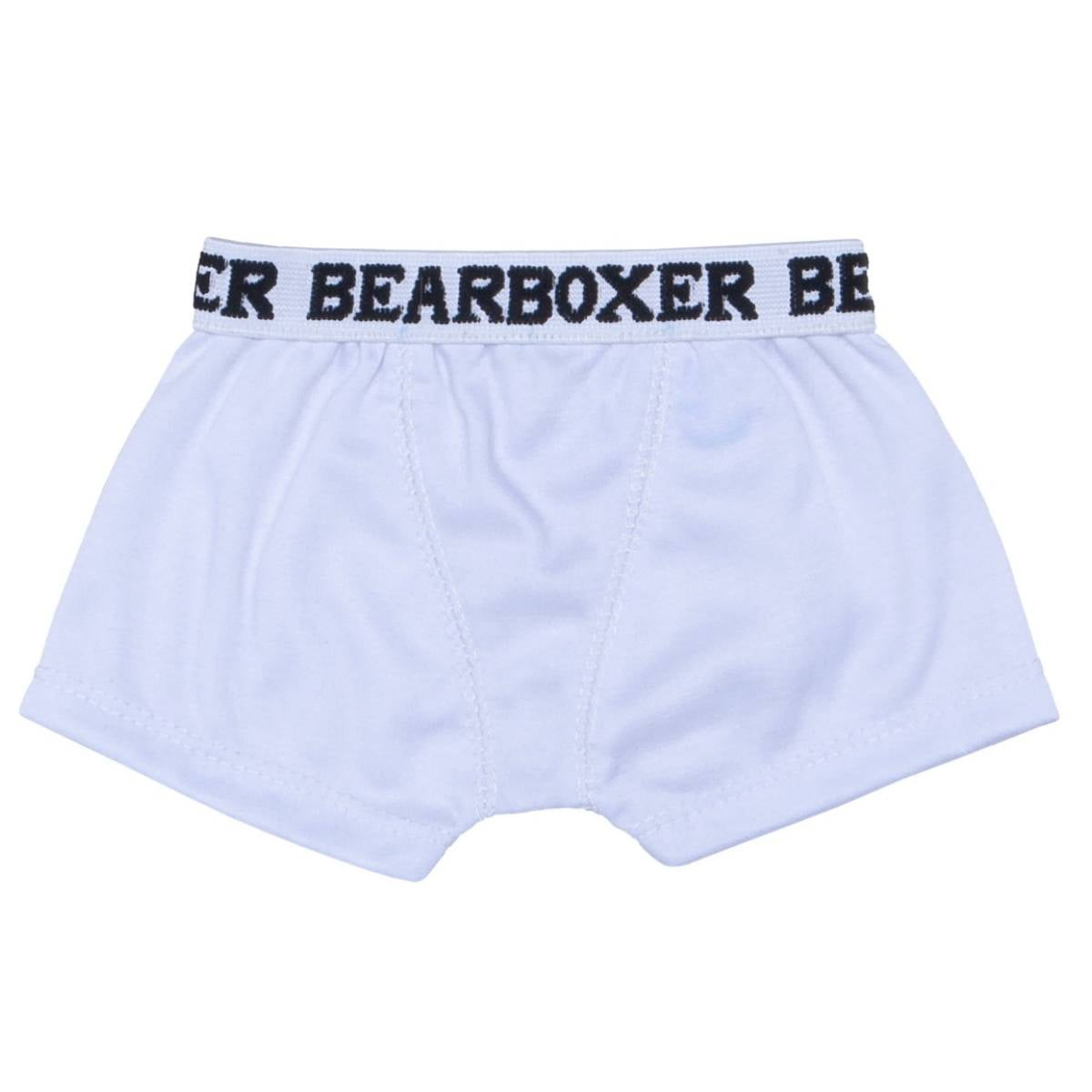 Bóxer Blanco Build A Bear Clásico Para Peluche