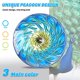 thumbnail image 5 of Baño para Pájaros Colgante de Vidrio MUMTOP 28 cm con Decoración de Pavo Real, 5 of 8