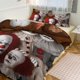thumbnail image 1 of Pennywise Print Bedding Set Pattern Duvet Cove Set 3 Pieces 1 Quilt Cover And 2 Pillowcases for Women Men Teens, 1 of 5