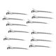 thumbnail image 2 of Pinzas De Seccionamiento De Pato Inoxidable De 24 Piezas Pinzas De Corte De Pelo De Peluquero, 2 of 4