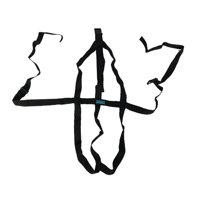 Magideal - Correa Para Silla De Ruedas Cinturón Cruz Ajustable / Restricción / Restringidas / Arnés De Seguridad / Arnés De Pecho Para Pacientes Mayores , Espesado