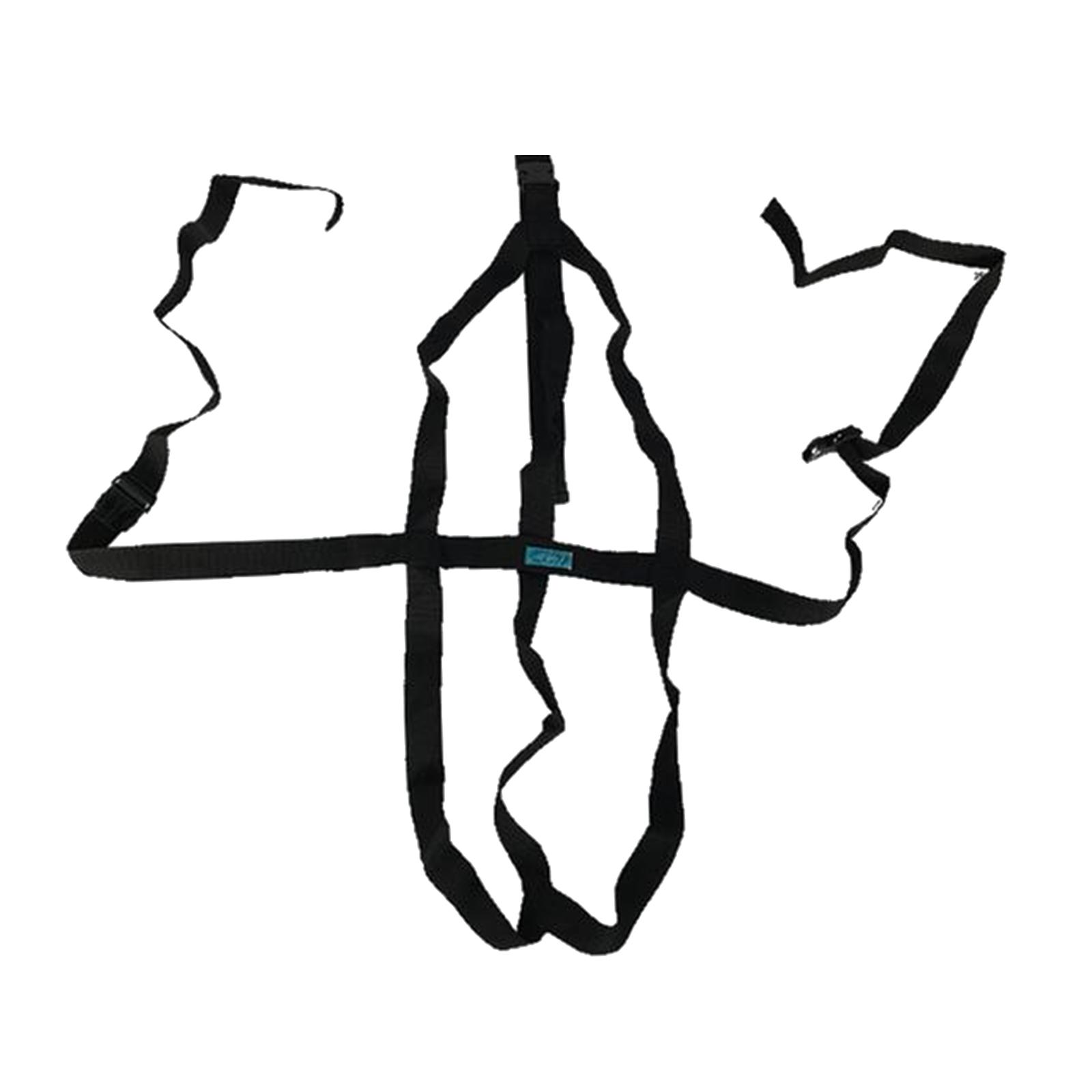 Magideal - Correa Para Silla De Ruedas Cinturón Cruz Ajustable / Restricción / Restringidas / Arnés De Seguridad / Arnés De Pecho Para Pacientes Mayores , Espesado