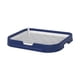thumbnail image 4 of Inodoro Para Perros Interior Con Entrada Superior Abierta, Bandeja Para Arena Para Perros, Orinal Para Perros De Interior, Almohadillas Para Tren, Color Azul Marino, 4 of 5