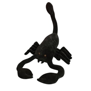 Magideal - Juguete De Peluche De Escorpión, Animal De Peluche De Escorpión, Sofá Realista Negro, Juguete De Peluche De Escorpión De Animales Rastreros Para Niños