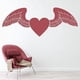 thumbnail image 2 of Decomural Love Heart With Angel Wings Love Hearts WS-15801, 2 of 2
