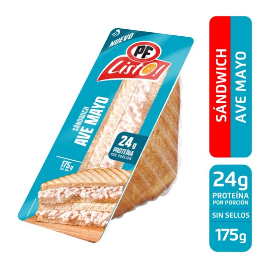Sándwich Miga Ave Mayo 1 Un 175 g PF Listo