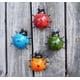 thumbnail image 1 of Esculturas de pared para exteriores GIFTME 5, juego de mariquitas de metal para jardín, 4, 1 of 6