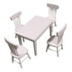 thumbnail image 5 of Juego De Muebles De 5 Piezas Decoración 1/12 Silla De Mesa Para Casa De Muñecas Cocina Blanco, 5 of 5