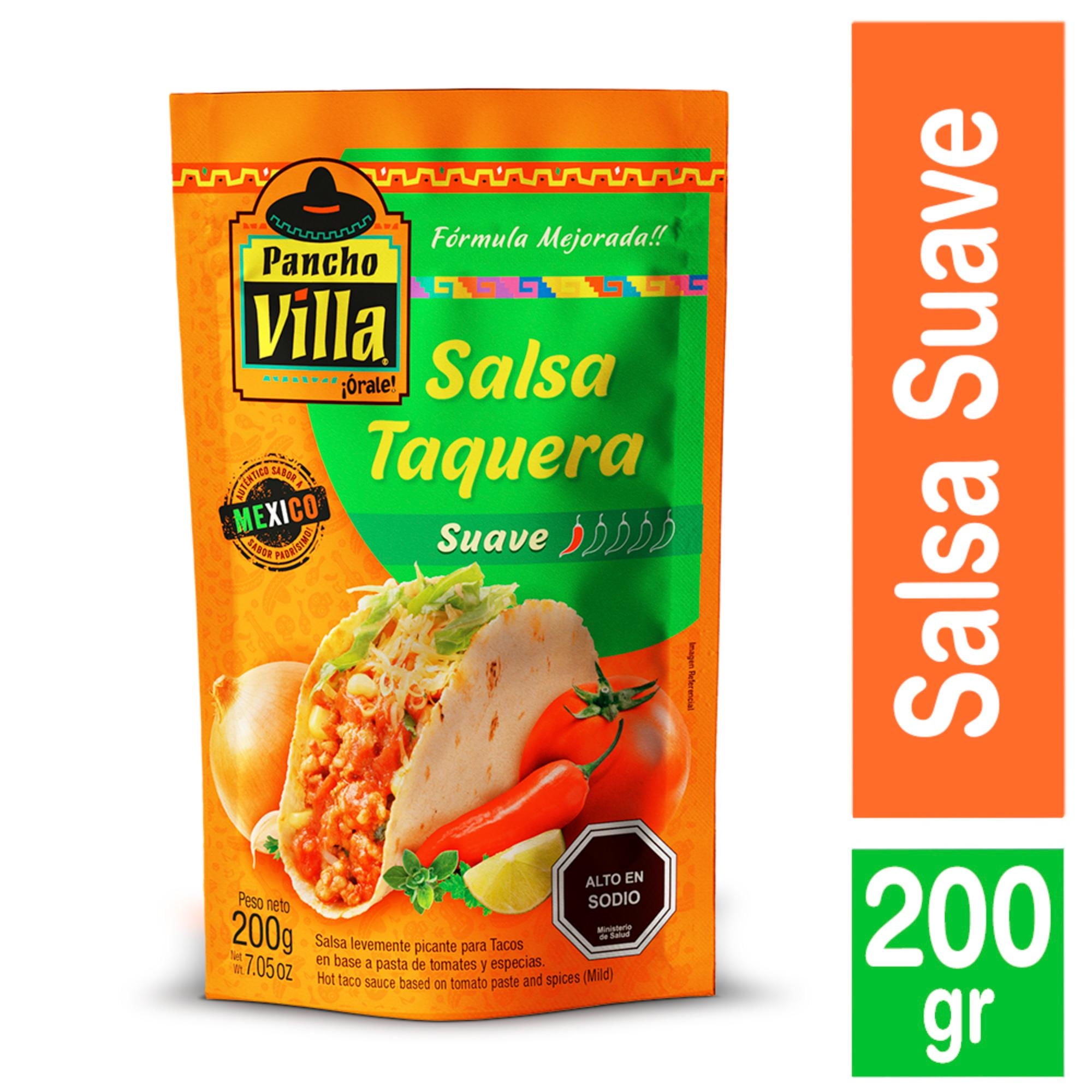 Comida Mexicana Salsa Tacos Suave 200 g Pancho Villa