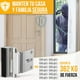 thumbnail image 2 of Cerradura Picaporte de Seguridad Puerta Chapa Refuerzo Puerta Plateado, 2 of 8