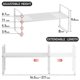 thumbnail image 2 of Estante para armario jkxoo 42‑69 cm blanco extensible y apilable, 2 of 6