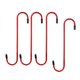 thumbnail image 1 of 4 Ganchos Genéricos Para Pinza De Freno, Resistentes Para Trabajos De Suspensión, 7,7 Pulgadas De Largo, Color Rojo, 1 of 4