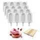 thumbnail image 1 of Kit 4 Moldes Para 4 Helados Silicona + 200 Palitos - Norplat Blanco, 1 of 10