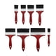 thumbnail image 1 of Pinceles para pintar con mango rojo, herramientas prácticas profesionales de limpieza, multifuncionales para imprimación de pintura al óleo artística, 1 of 5