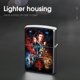 thumbnail image 4 of Stranger Things-theme Copper Metal Lighter Shell, Premium Replacement Refillable Lighter Case with Durable Metal Construction, Compatible with Zippo and Most Standard Lighter Models, 4 of 6
