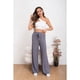 thumbnail image 3 of Pantalon Mujer Tipo Palazzo Lanilla Tiro Alto Full Elasticado 5056, 3 of 4
