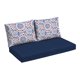 thumbnail image 1 of Juego de Cojines para Loveseat Arden Outdoor Clark Azul Resistente al Agua, 1 of 8