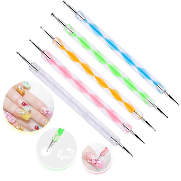 Set de 5 herramientas dotting HiMo de doble punta para uñas