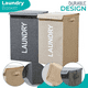 thumbnail image 3 of Caja organizadora ropa sucia plegable con tapa 57l, 3 of 3