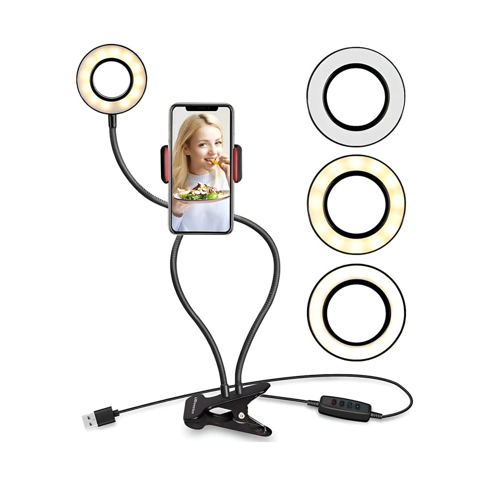 Lampara Y Soporte Para Celular Con Luz Led Tiktok 2 En 1 Fastlink
