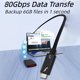 thumbnail image 2 of Cable Thunderbolt 5 USB-C de 1.5 m (5 pies) con carga de 240 W y 80 Gbps, 2 of 6