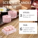 thumbnail image 2 of Elegante set de regalo de 6 velas perfumadas para mujer, velas de cera de soja natural de larga duración de 3.5 oz con caja para San Valentín, cumpleaños y Día de la Madre., 2 of 7