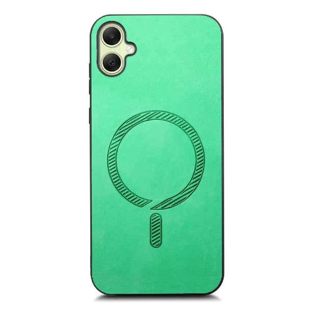 Magnetic Slim Case for Samsung Galaxy A05 with Camera Guard & Anti-Scratch Back Green