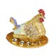 thumbnail image 5 of Hen Echaring Huevos Figurine Chick Supplies Escultura Para El Escritorio De La Habitación Casa Purple, 5 of 5
