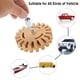 thumbnail image 4 of Herramienta para quitar calcomanías adhesivas, kit para eliminar pegatinas de ruedas con borrador, kit para eliminar calcomanías con esponjas de pulido, almohadilla de lana para pulir para autos, bote, 4 of 7