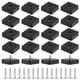 thumbnail image 1 of Protectores de piso de goma para muebles Rannb 30 mm x 30 mm, cuadrados, negros, 1 of 9