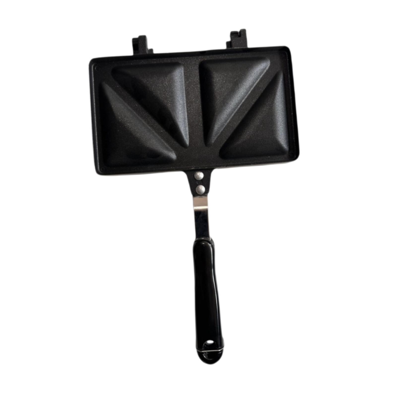 Bothyi - Sartén Para Hornear Sándwich, Utensilios De Cocina, Máquina Para Hacer Gofres, Sartén Para Acampar, Restaurante Al Aire Libre B