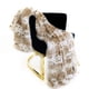 thumbnail image 3 of Manta Plutus Brands Plutus Brands de piel sintética de leopardo de lujo, marrón y beige, 3 of 3