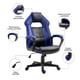 thumbnail image 5 of Silla Gamer Revolution Game Altura Ajustable Azul, 5 of 6