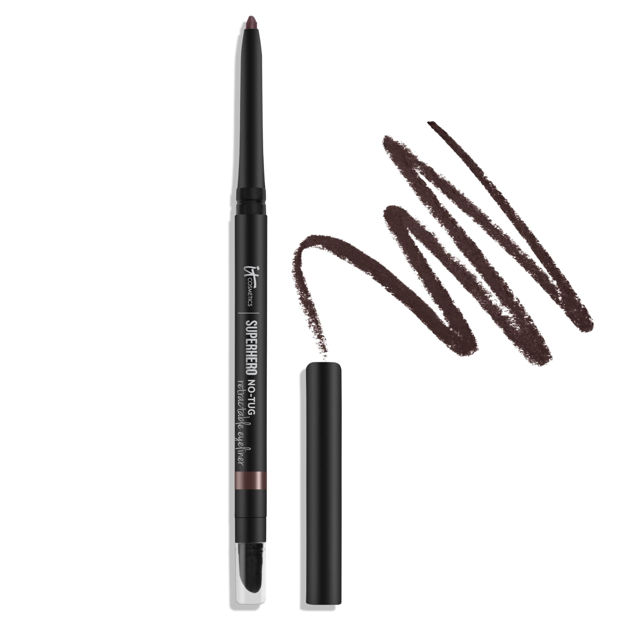 Delineador It Cosmetics Superhero No-tug Retráctil Marrón