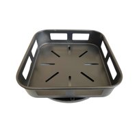 Magideal - Estante De Almacenamiento Giratorio De 360 Degree, Organizador De Perfumes, Soporte De Cosméticos, Soporte De Exhibición De Tocador Antideslizante Para Arm , Cuadrado 1 Nivel