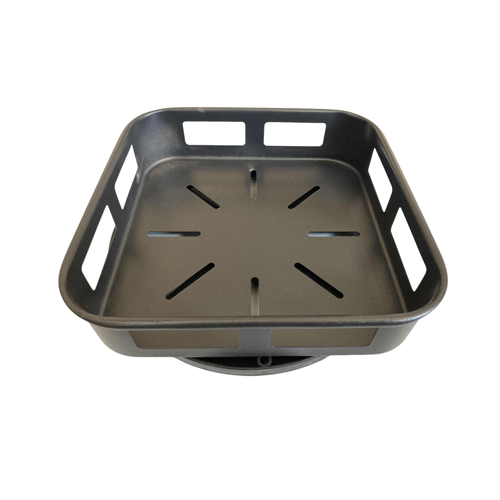 Magideal - Estante De Almacenamiento Giratorio De 360 Degree, Organizador De Perfumes, Soporte De Cosméticos, Soporte De Exhibición De Tocador Antideslizante Para Arm , Cuadrado 1 Nivel