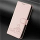 thumbnail image 5 of Funda tipo cartera FOXDOCK para TCL STYLUS 5G con soporte, ranuras, RFID, diseño de gato, 5 of 5