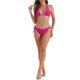 thumbnail image 2 of INSPIRE CHIC Bikini de Triángulo para Mujer con Halter y Parte Inferior de Corte Alto, Talla Mediana, Rojo Rosado, 2 of 5