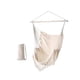 thumbnail image 3 of Hamaca Silla Barra Separadora De Hierro Extraíble Max 265 Lbs Para Patio Dormitorio Beige, 3 of 5