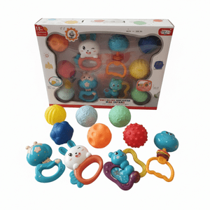 Genérico - Set Sonajero Con Pelotas Estimulantes