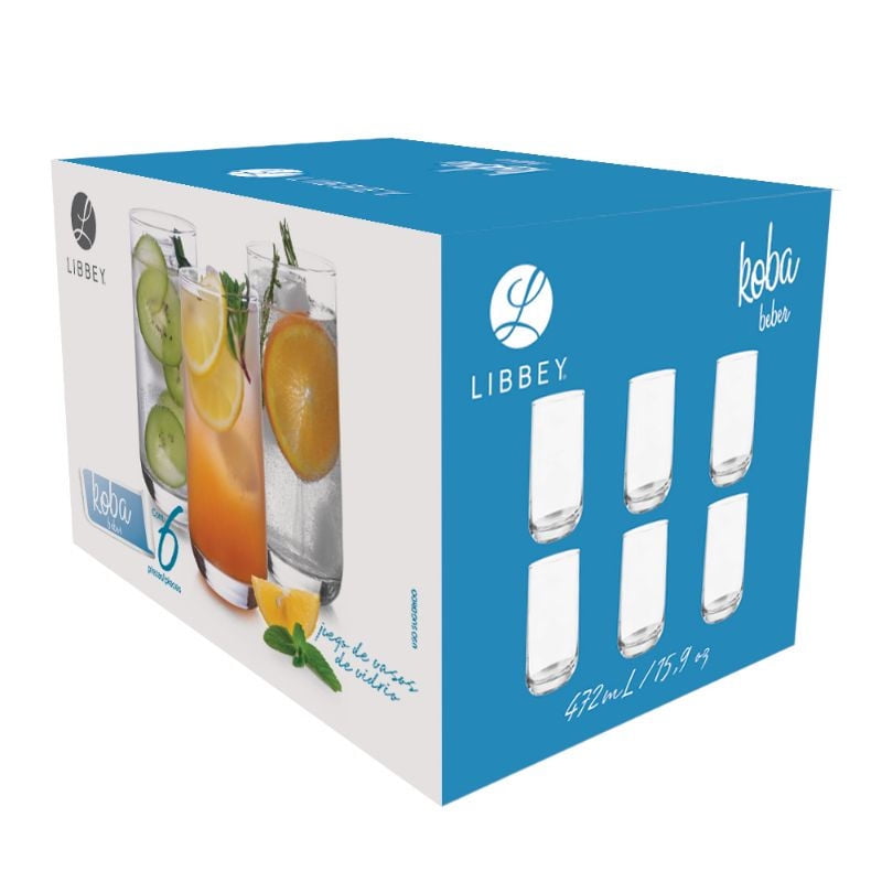 Libbey Set De 6 Vasos Altos