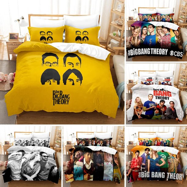 ed Big Bang Theory Bedding Set TBBT Duvet Cover Cover Quilt Bedclothes Cover Home Textile