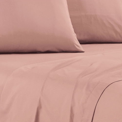 Sabana Andes Microfibra Lisa Rosa 1.5 Plaza