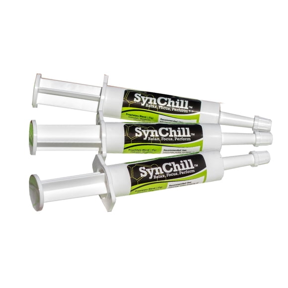 Suplemento Equino Synchill Gel Natural Para La Calma 3 Unidades